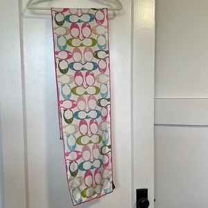 Vintage Coach Silk Scarf